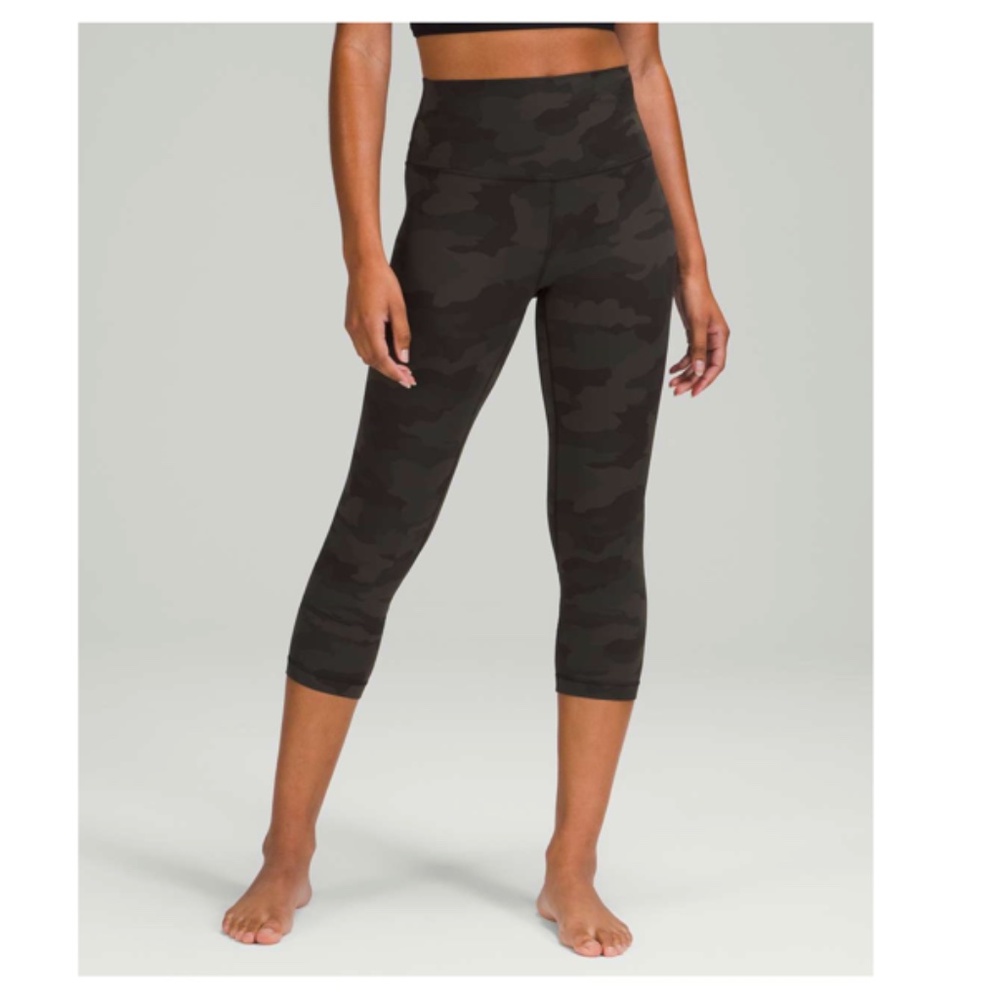 lululemon athletica Black Camo Leggings